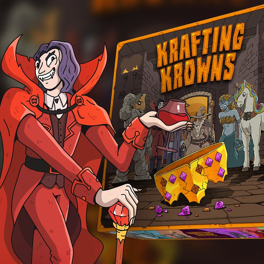 Krafting Krowns box and components