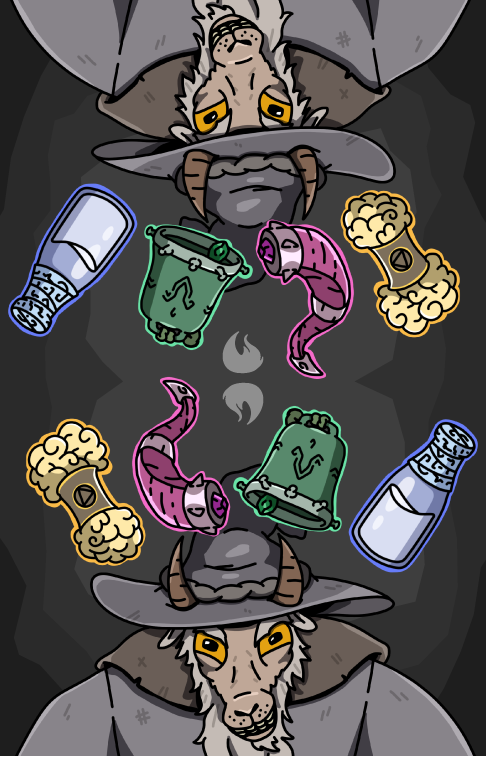 Goat Arcana card back