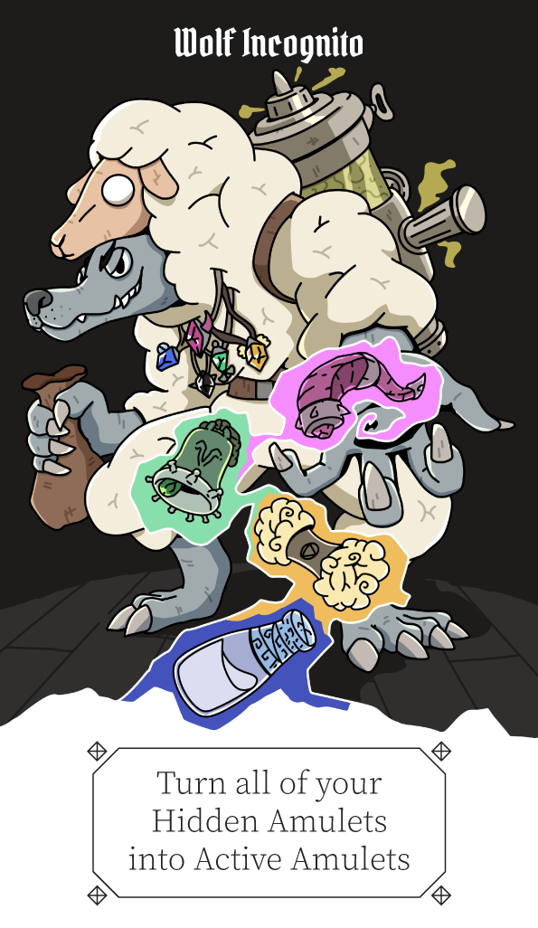 The Wolf Incognito card